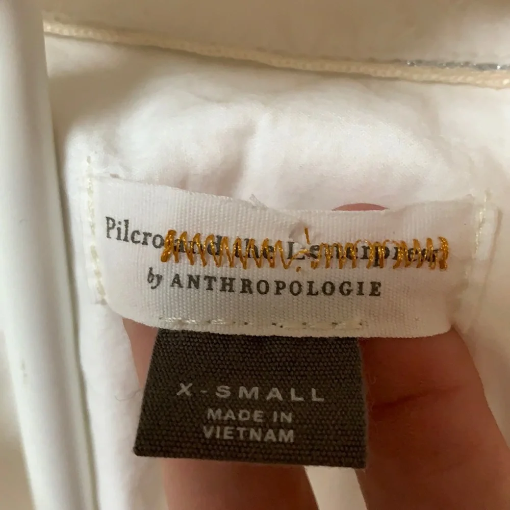 Anthropologie Pilcro‎ and the letterpress back button up top. NWT. Retail 98